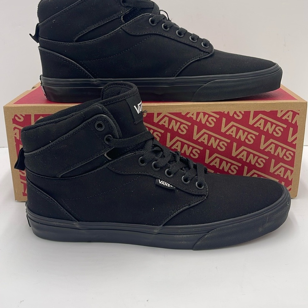 Vans Men’s Black High-Top Sneakers Atwood Hi (Canvas) Black/Black
VN0A… - Picture 15 of 16